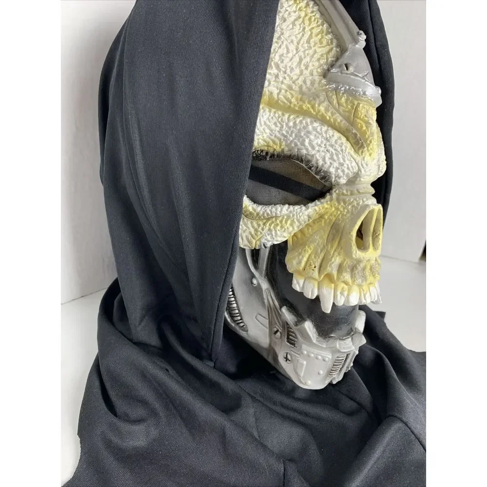 Halloween Full Face Skull Mask Ghoul by Easter Unlimited  Scary Horror Vintage